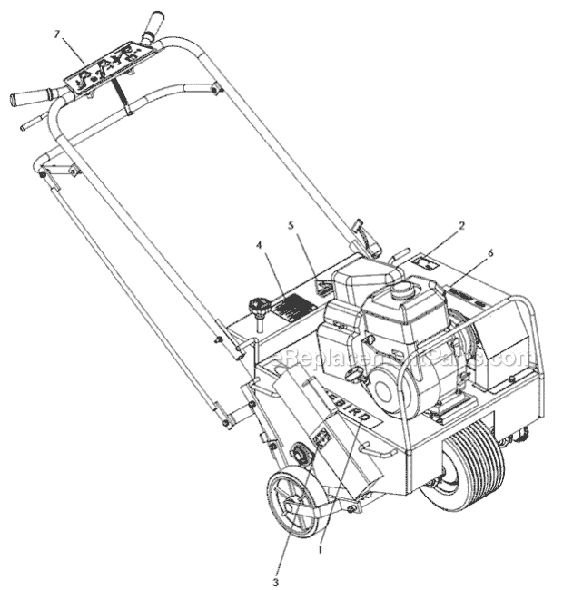 Bluebird 530 (968999683)(2008-10) Aerator Page B Diagram