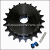 Bluebird Sprocket W/key, Wheel part number: 539000302