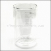 Bodum Spare Glass Without Spout 34 oz part number: 01-10977-10-5