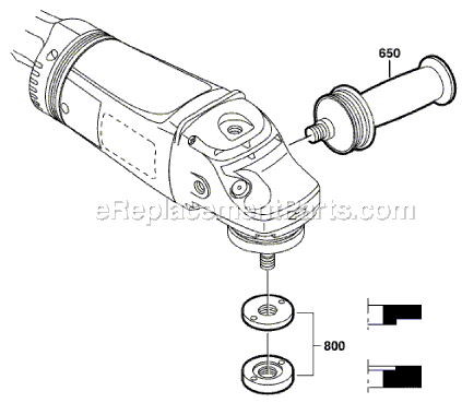 Bosch 1853-5 (0601852B61) Grinder Page B Diagram