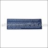 Bosch Sticker part number: 2610912589