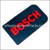 Bosch Reference Plate part number: 2610994119