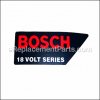 Bosch Reference Plate part number: 2610998401