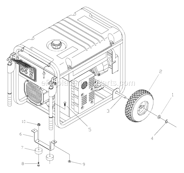 Briggs and Stratton Portable Generator | 030216-1 | eReplacementParts.com