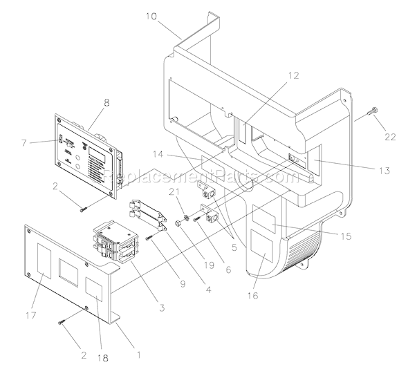 Briggs and Stratton 040275-0 15,000 Watt BSPP Home Generator System Page B Diagram