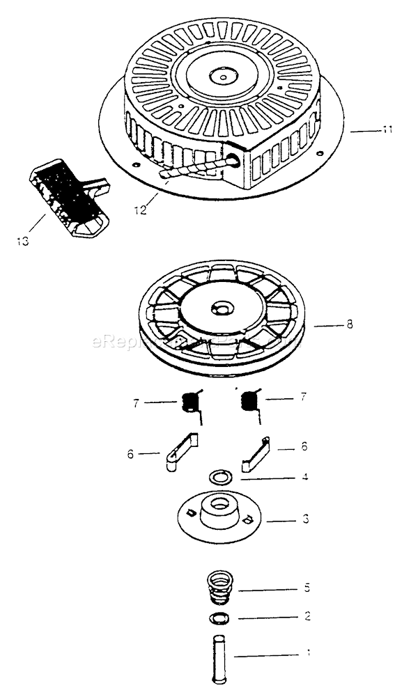 Briggs and Stratton 0630-0 2,500 Watt (Rev 2 9/3/96) Portable Generator Page D Diagram