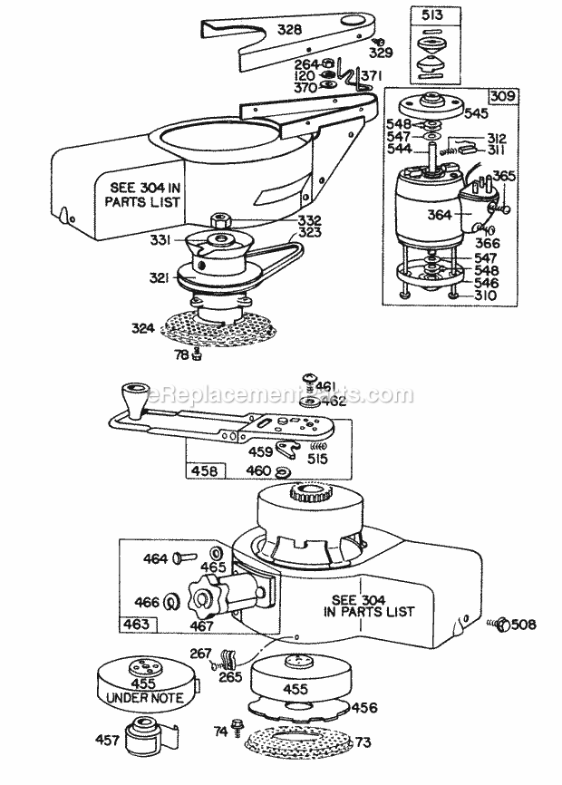 Briggs & Stratton 080502-9091-73 Engine Starter Diagram