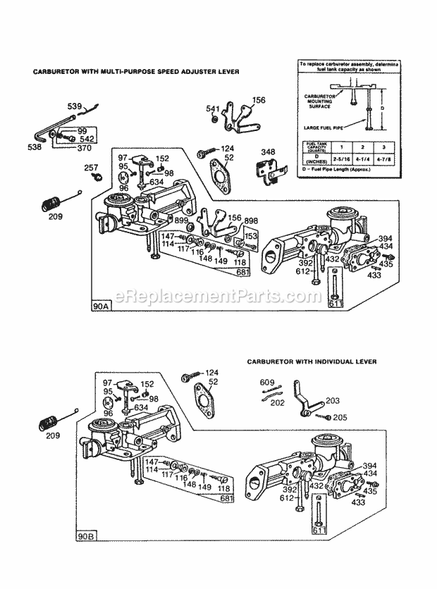 Briggs and Stratton 081232-0228-01 Engine BlowerhsgRewindFlywheels Diagram