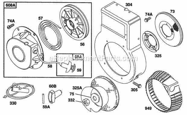 Briggs & Stratton 082232-2136-03 Engine Page D Diagram