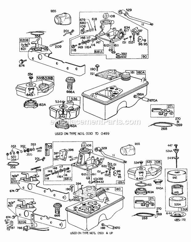 Briggs and Stratton 092908-1691-99 Engine Page C Diagram