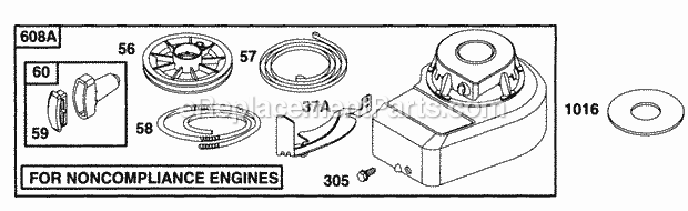 Briggs and Stratton 095982-3125-99 Engine Page C Diagram