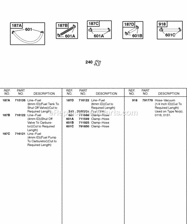 Briggs and Stratton 115432-0035-02 Engine Page Q Diagram