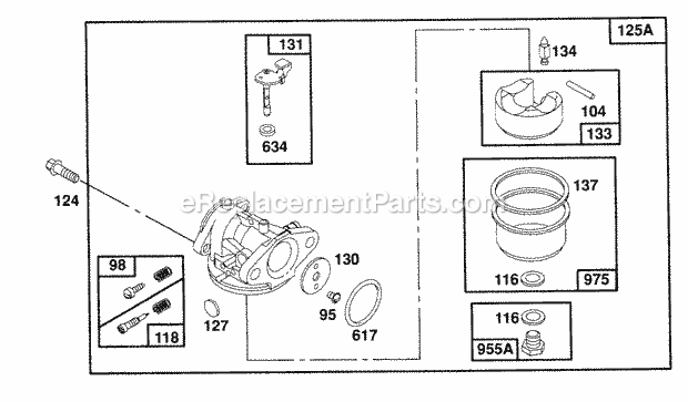 Briggs and Stratton 123702-0106-01 Engine Page D Diagram