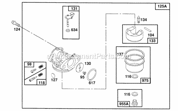 Briggs & Stratton 123807-0217-01 Engine Page D Diagram