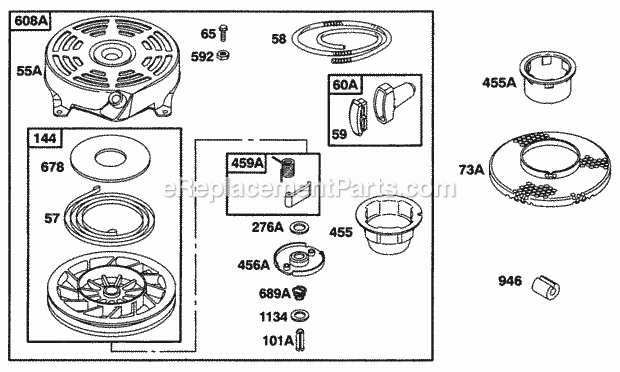 Briggs and Stratton 12T782-0623-99 Engine Page N Diagram