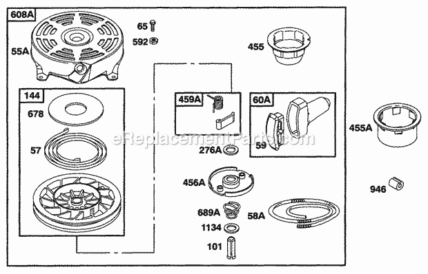 Briggs and Stratton 12T802-0642-01 Engine Page N Diagram