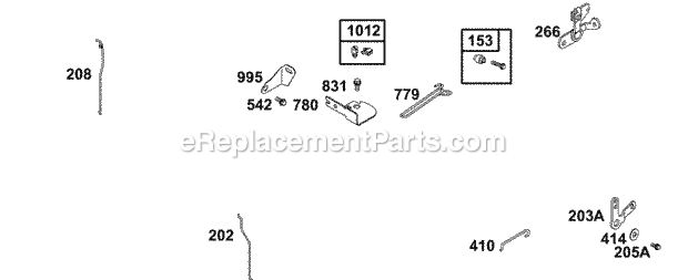 Briggs and Stratton 134202-1114-E1 Engine Controls 2 Diagram