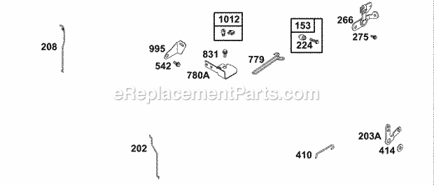 Briggs and Stratton 137202-0116-01 Engine Controls 2 Diagram