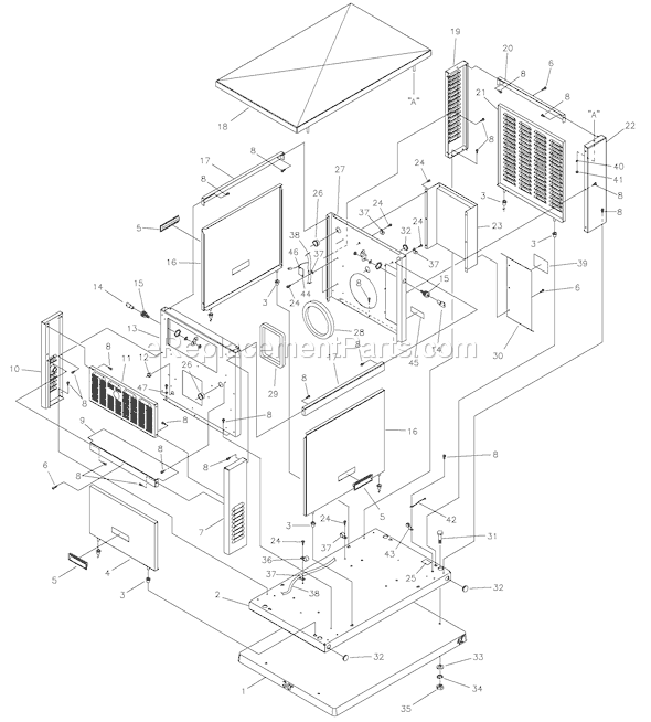 Briggs and Stratton 1535-0 8,000 Watt Backup Power System Page C Diagram