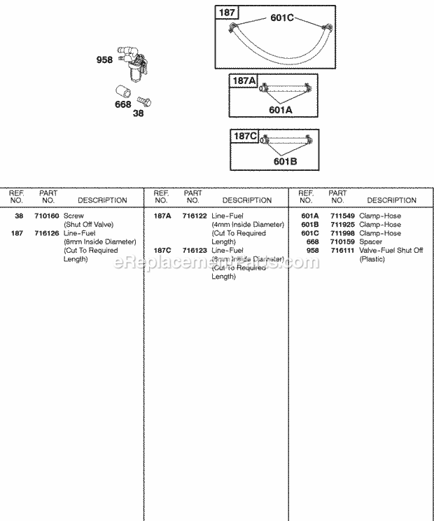 Briggs and Stratton 187432-0110-B1 Engine Page N Diagram