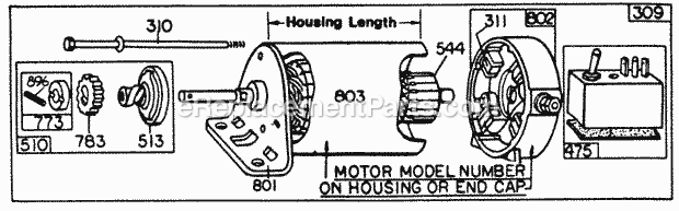 Briggs and Stratton 190432-0804-99 Engine Page D Diagram