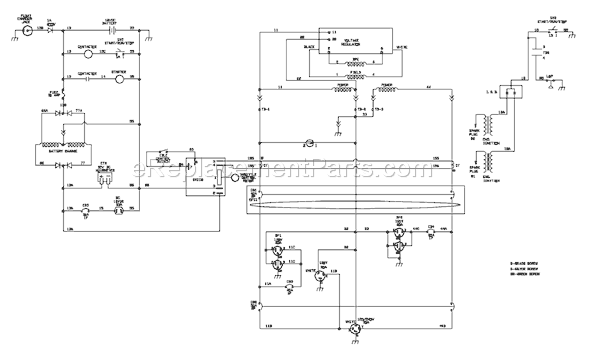 Briggs & Stratton 1934-2 8,000 Watt PRO CSA Portable Generator Page E Diagram