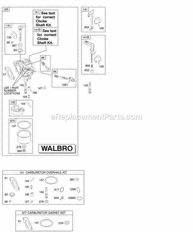 Briggs & Stratton 21A907-0159-E1 Engine Page E Diagram