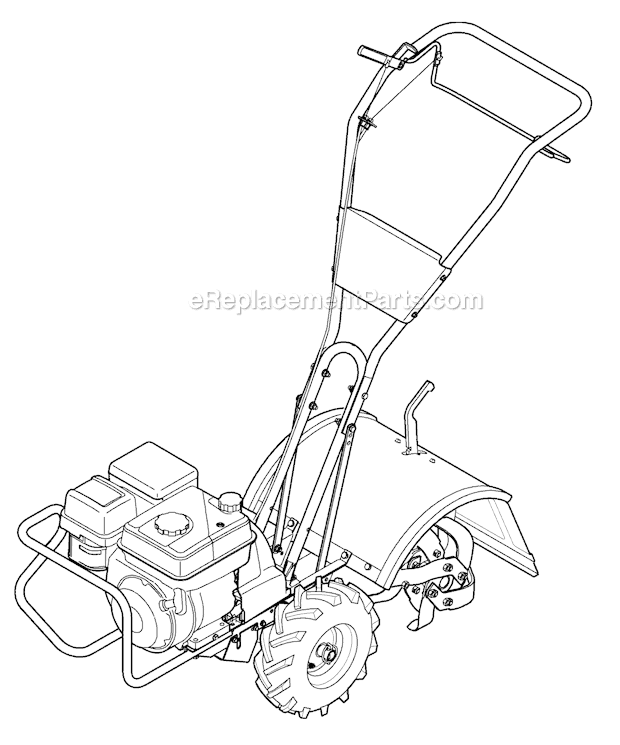 Troy-Bilt 21C-65M1066 (2009) Super Bronco CRT Roto-Tiller Page G Diagram