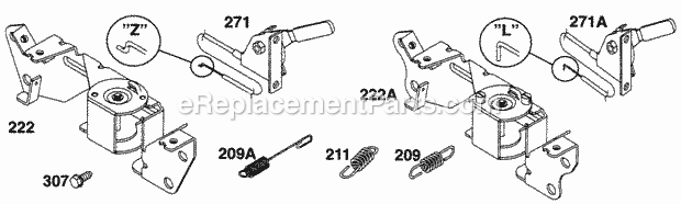 Briggs and Stratton 290442-0057-02 Engine Page G Diagram