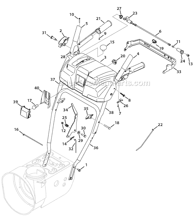 Troy-Bilt 31AH64Q4 (2010) Storm 2840 28