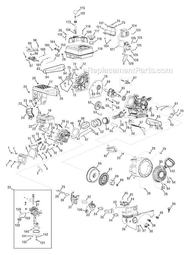 Troy-Bilt 31AS2P5C (2010) Squall 2100 21