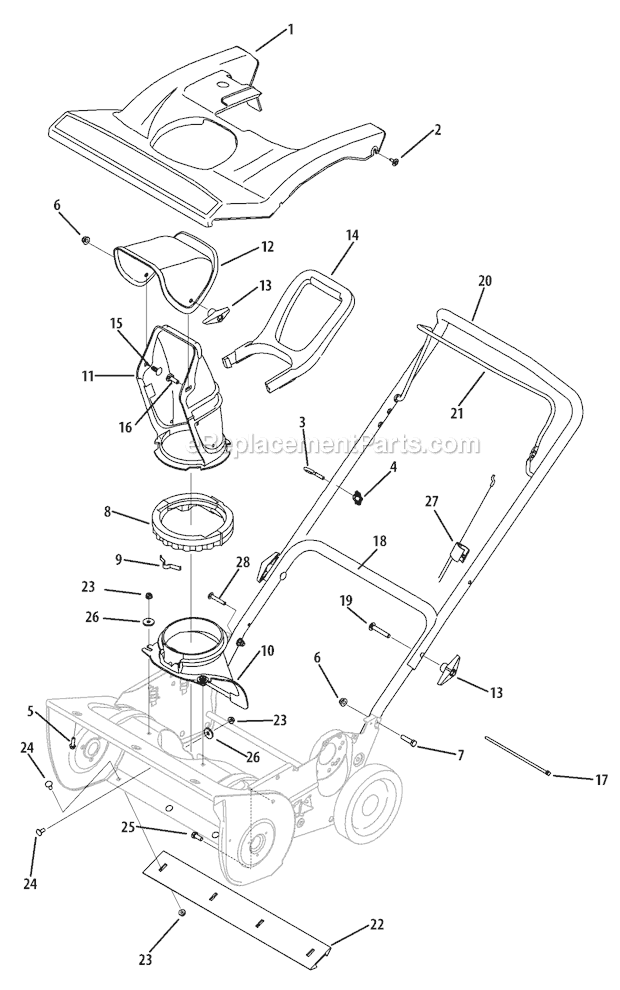 Troy-Bilt 31AS2P5C (2010) Squall 2100 21