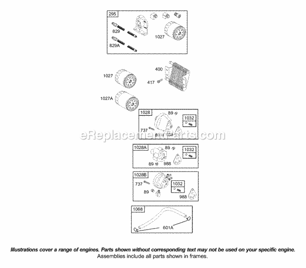 Briggs and Stratton 42D707-2131-99 Engine Oil Diagram