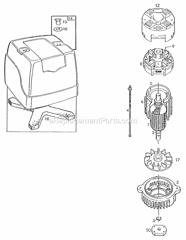 Briggs and Stratton 748002-0328-01 Engine Page C Diagram