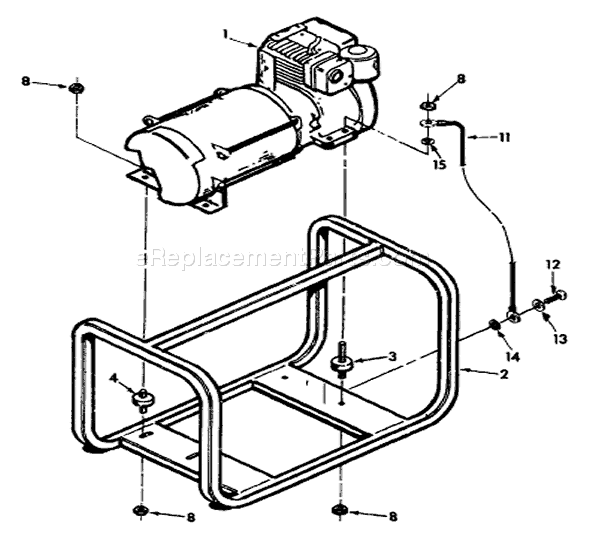 Briggs & Stratton 9217-0 2,400 Watt Generator Page B Diagram