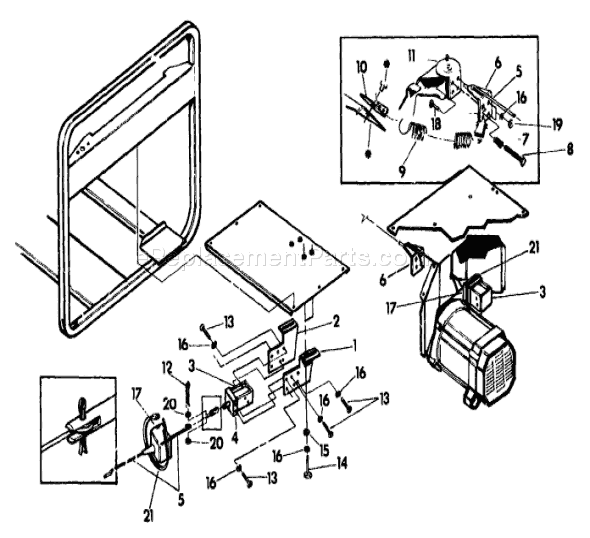 Briggs & Stratton 9288-3 8,000 Watt Generator Page D Diagram