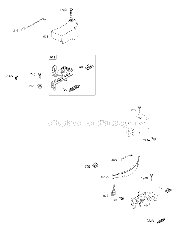 Briggs & Stratton 9D900 Series Engine Page F Diagram