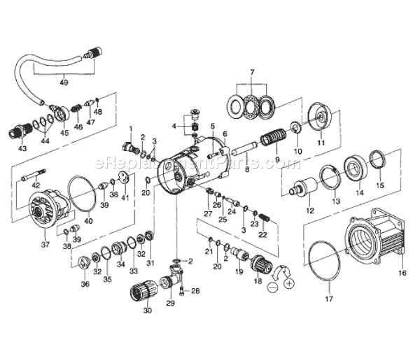 Briggs and Stratton A2701 Pressure Washer Page C Diagram