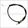 Briggs and Stratton Auger Clutch Cable part number: 341024MA