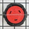 Troy-Bilt Asm, Fuel Cap (red part number: 791-182529