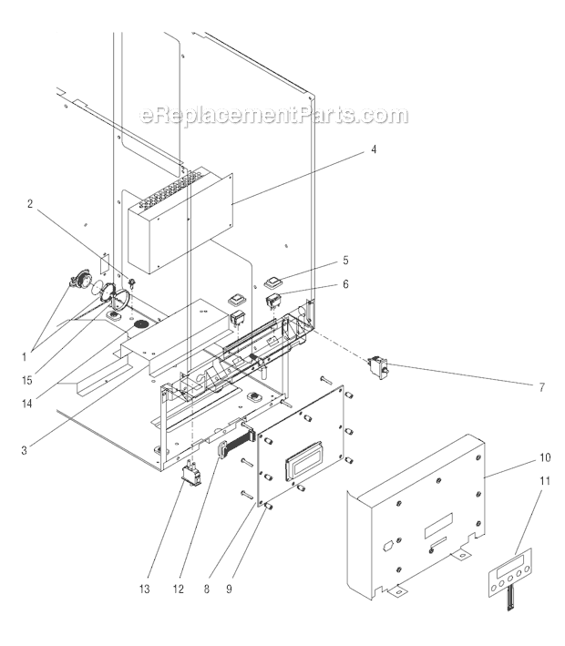 BUNN LCA-2 IC Liquid Coffee Dispenser Dispense Valves & Lines Diagram