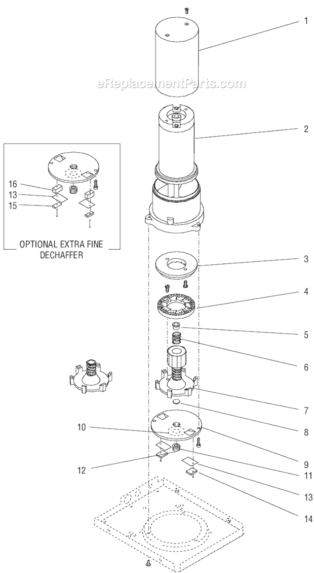 BUNN LPG Portion Control Grinder Page I Diagram