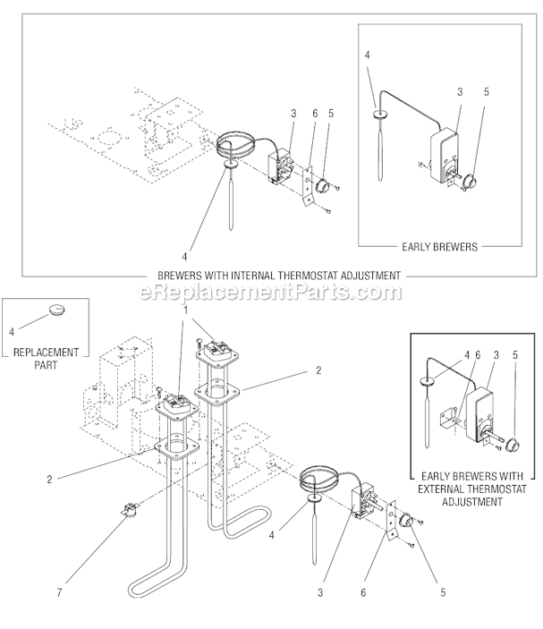 BUNN U3A (S.N. U300004095 and After) Coffee Brewer Page D Diagram