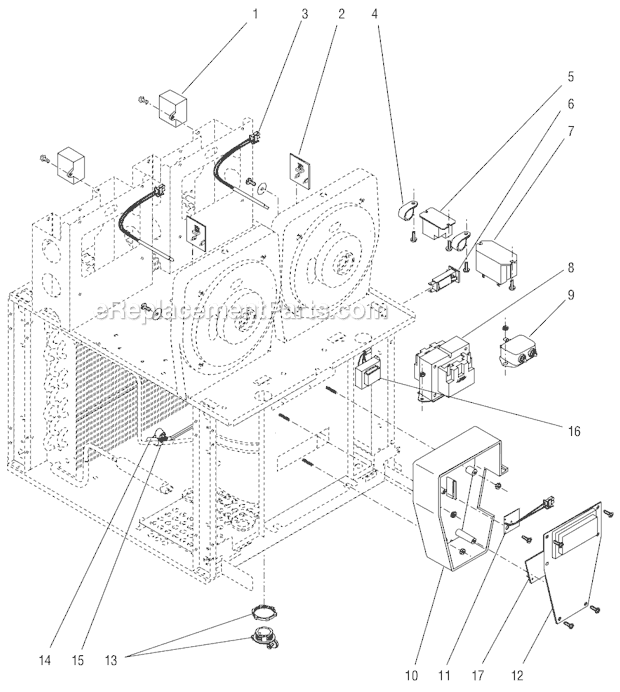 BUNN ULTRA-2 Gourmet Ice System Page P Diagram