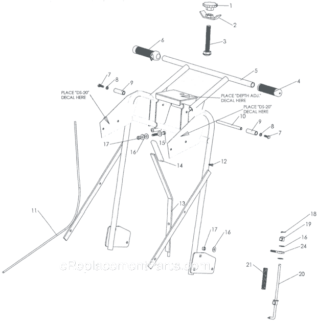 Classen DS-20 (S.N. 000156 & Above) Drill Seeder Page D Diagram