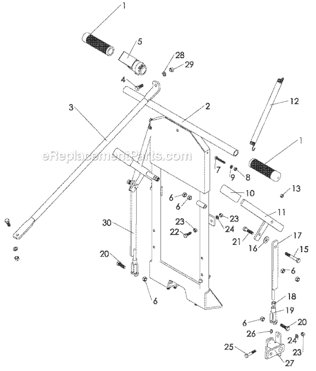 Classen SC-16/5.5 (S.N. 000104 and Above) Sod Cutter Page C Diagram