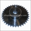 Classen #40x36 Sprocket & Hub part number: C200009