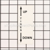 Classen Decal, Tine, Up-down part number: C100423