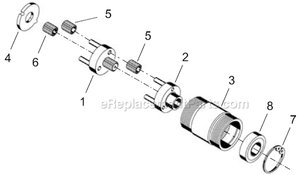 Cleco 14BPA04Q Quick Change Pushbutton Reverse Inline Screwdriver Page C Diagram