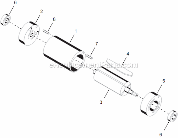 Cleco 14PCA06Q Quick Change Pistol Grip P-Handle Combination Page B Diagram